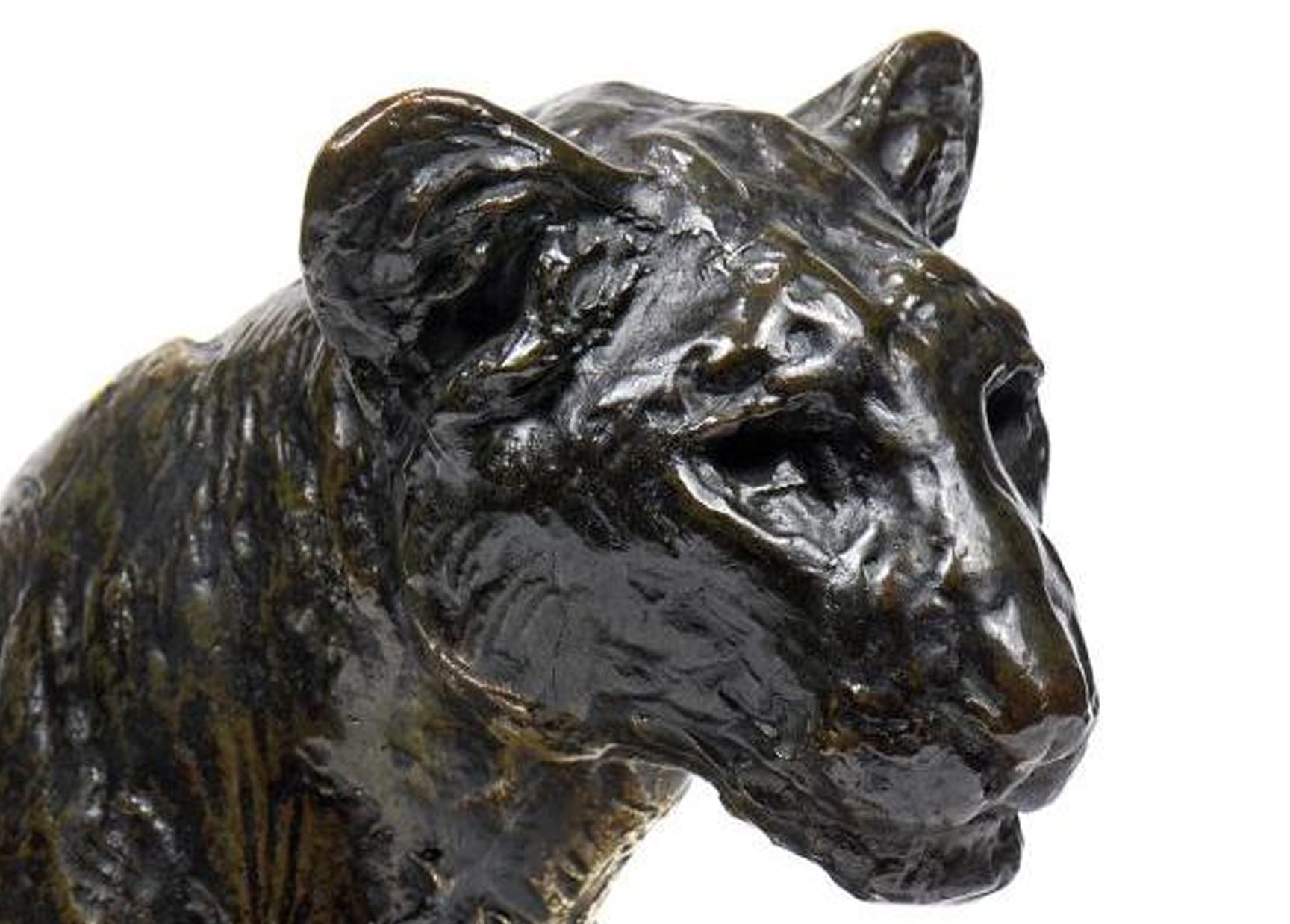 Sculpture lionceau roger godchaux expertise